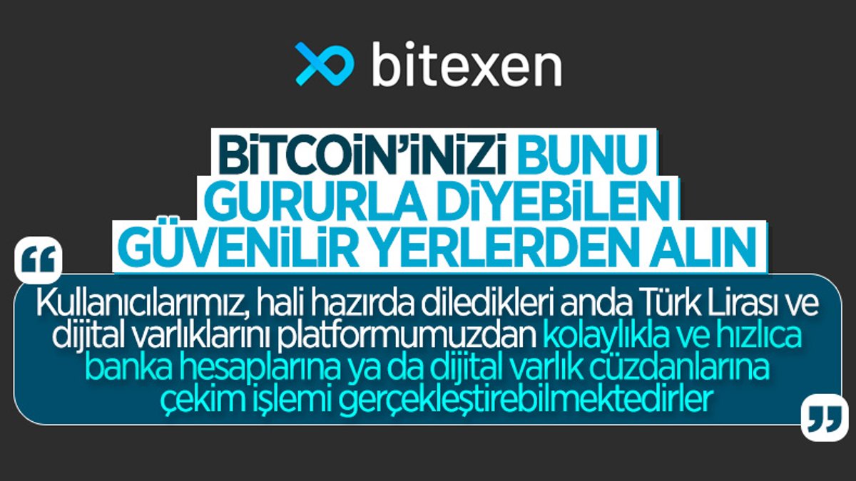 Bitexen'den bitcoin alım-satım açıklaması