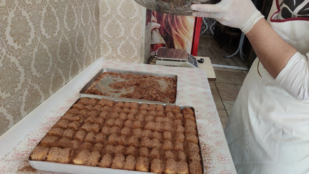 Amasya'da soğuk baklavaya talep yoğun
