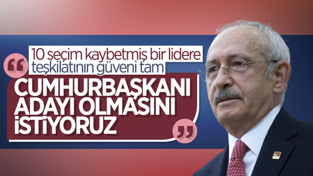 CHP'de teşkilatın Cumhurbaşkanı adayı Kemal Kılıçdaroğlu