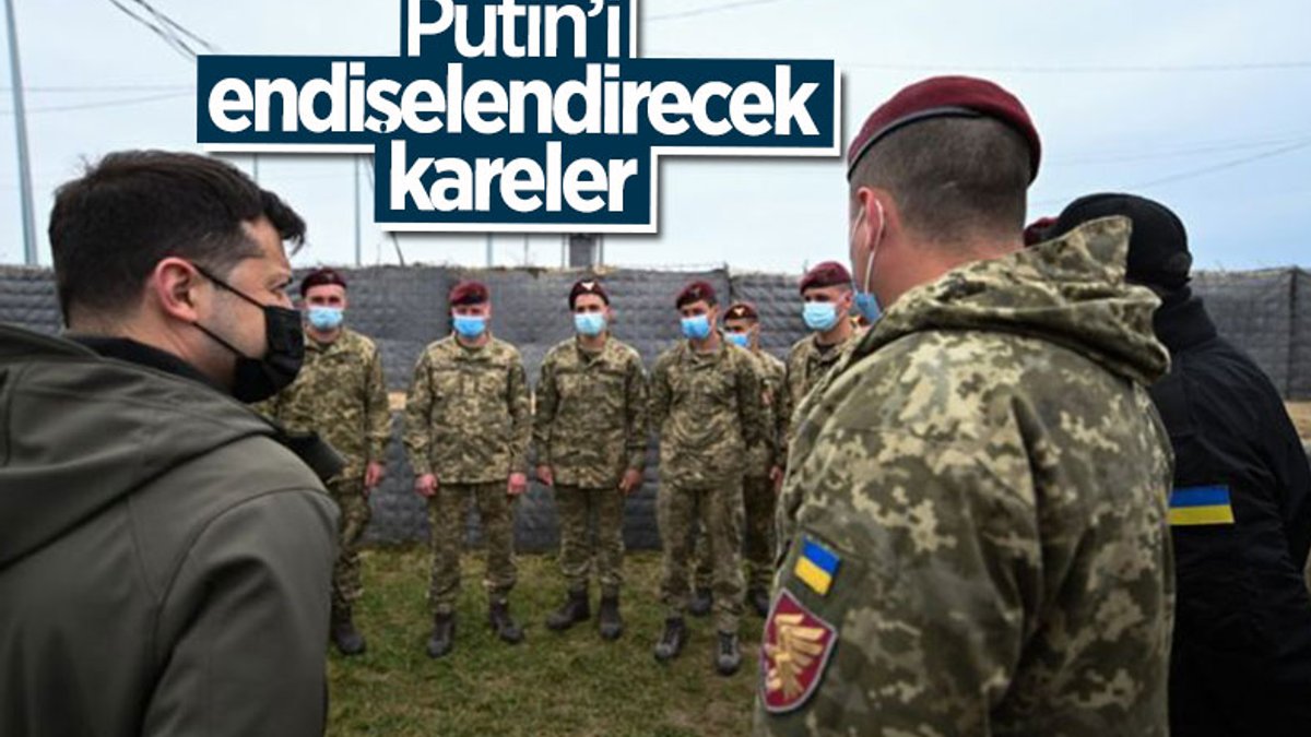 Ukrayna Devlet Başkanı Zelenskiy'den cephe hattına ziyaret