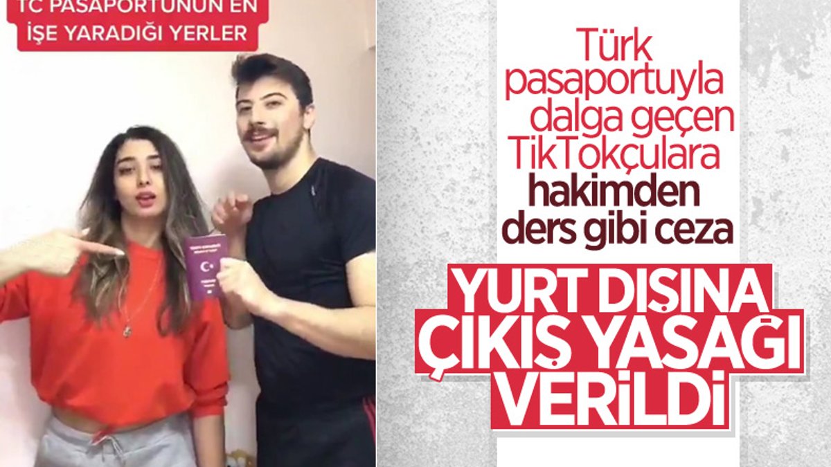Türk pasaportunu aşağılayıcı video çektiler
