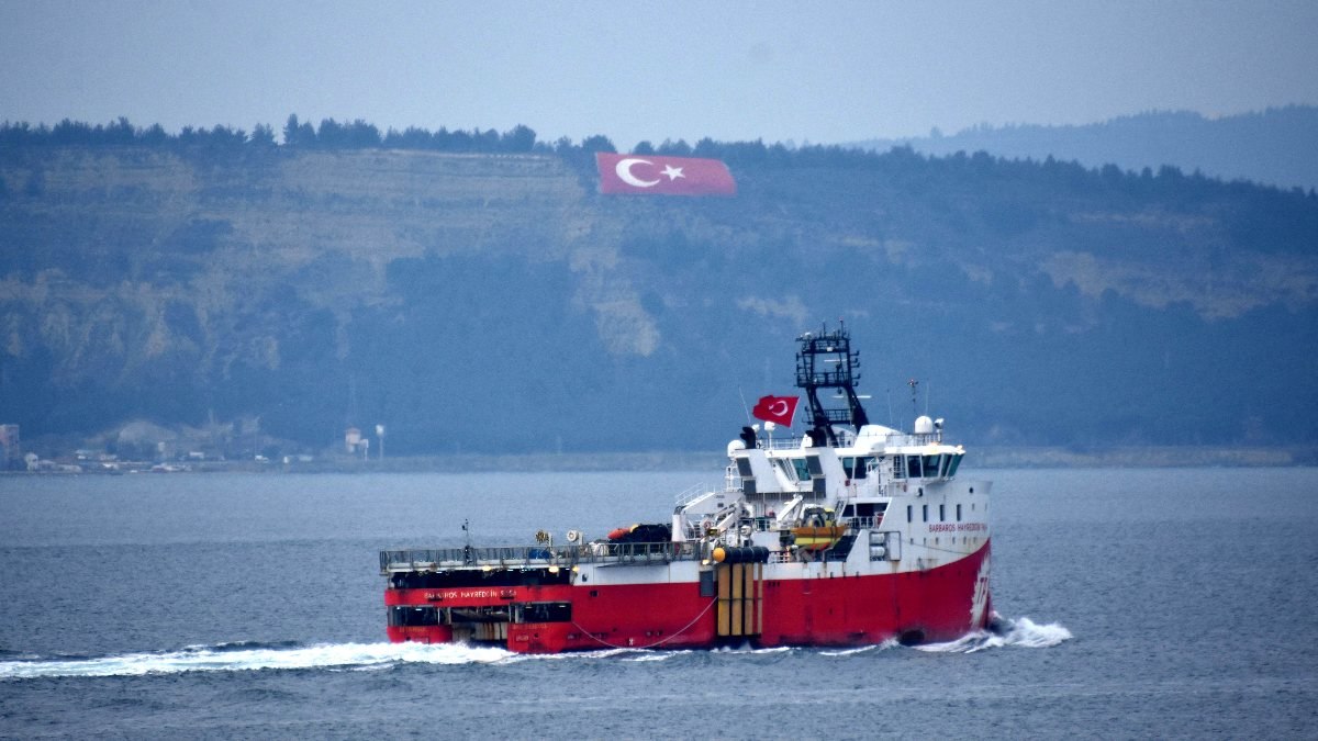 Barbaros Hayreddin Paşa gemisi Karadeniz’de
