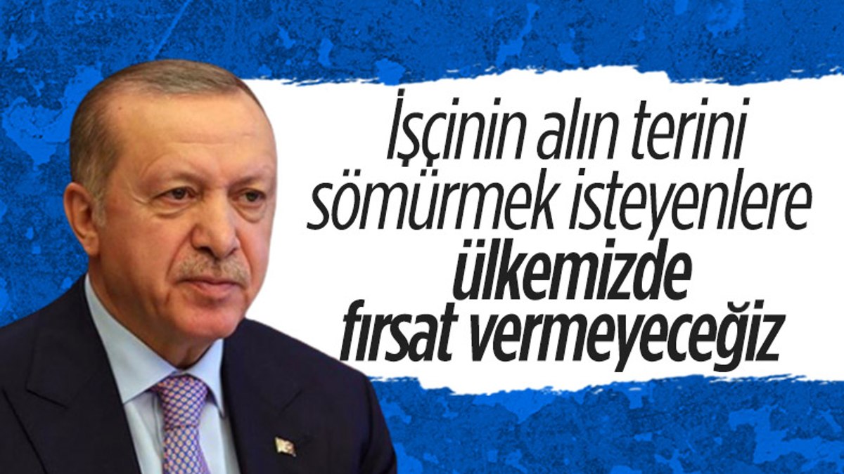 Cumhurbaşkanı Erdoğan'dan işçilerle yaptığı iftar sonrası açıklama