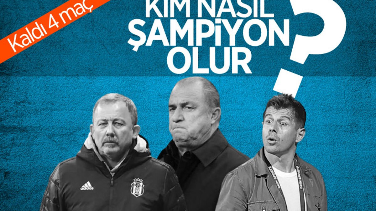 Süper Lig'de 3 büyüklerin şampiyonluk şansları