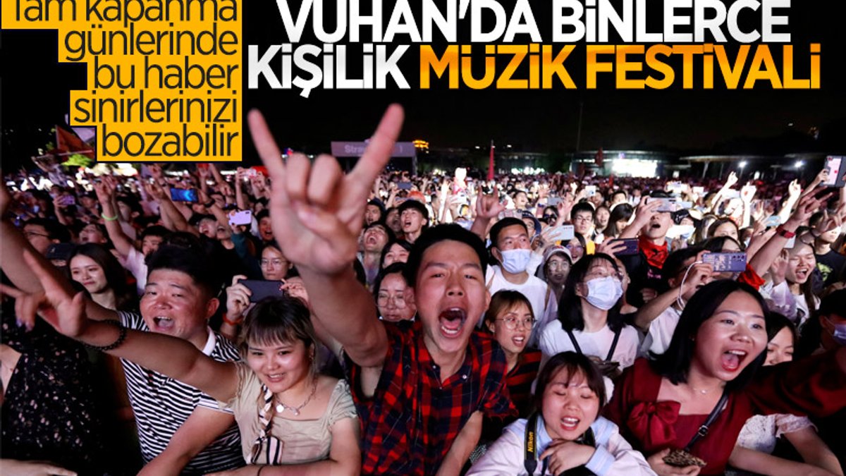 Koronavirüsün çıktığı Vuhan'da müzik festivali