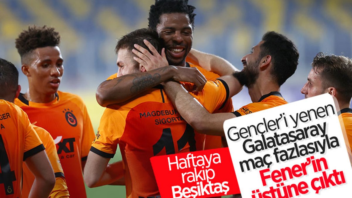 Galatasaray deplasmanda Gençlerbirliği'ni mağlup etti