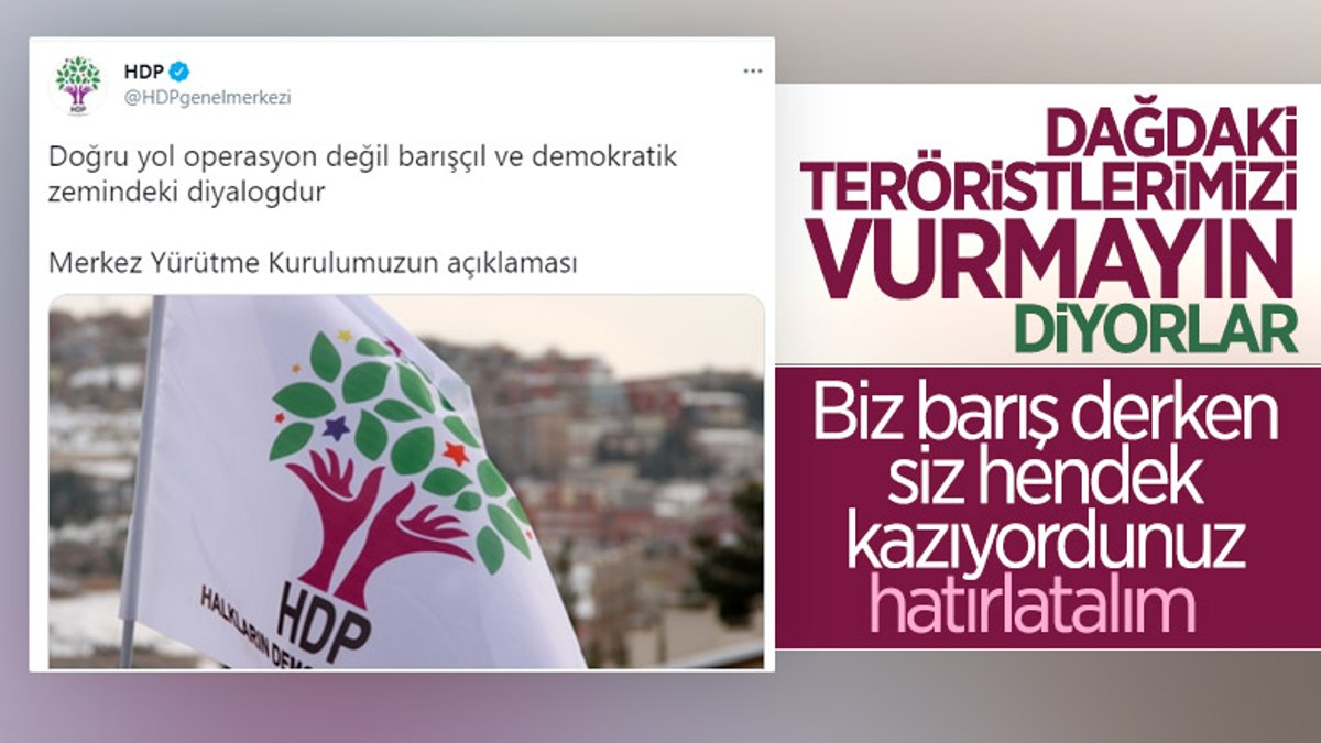 HDP, TSKnın Irakın kuzeyindeki operasyonlarını eleştirdi