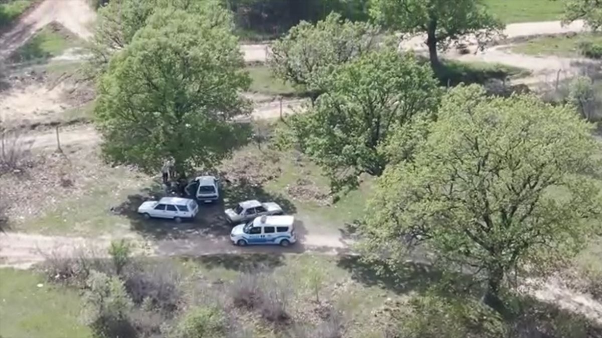 Kırklareli'nde piknik yapanlar drone'la tespit edildi
