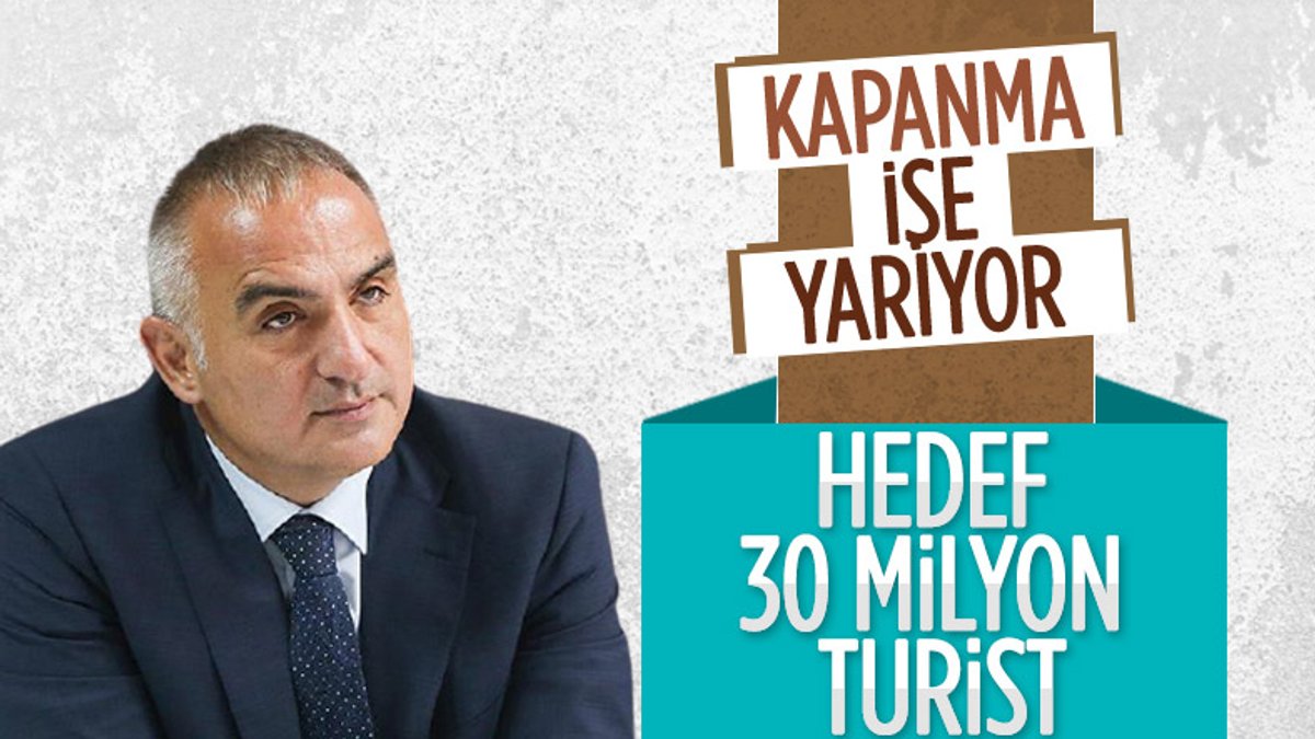Mehmet Nuri Ersoy: Türkiye 30 milyon turist hedefini koruyor