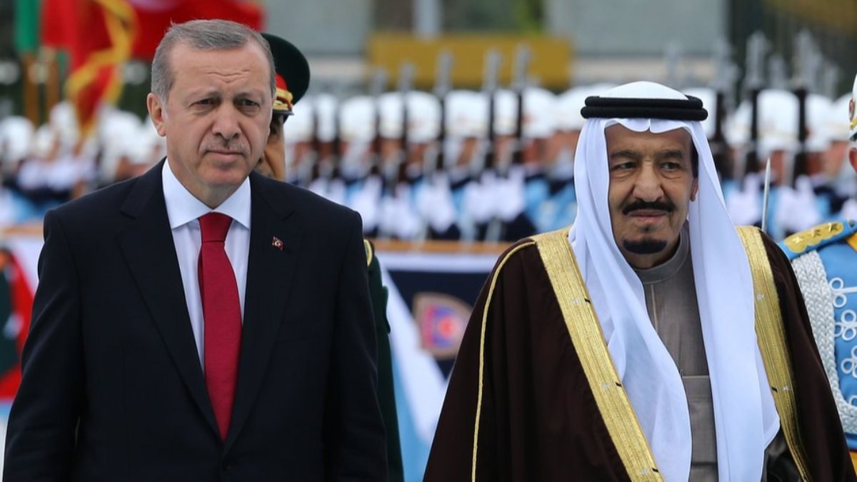 Cumhurbaşkanı Erdoğan, Kral Selman ile görüştü