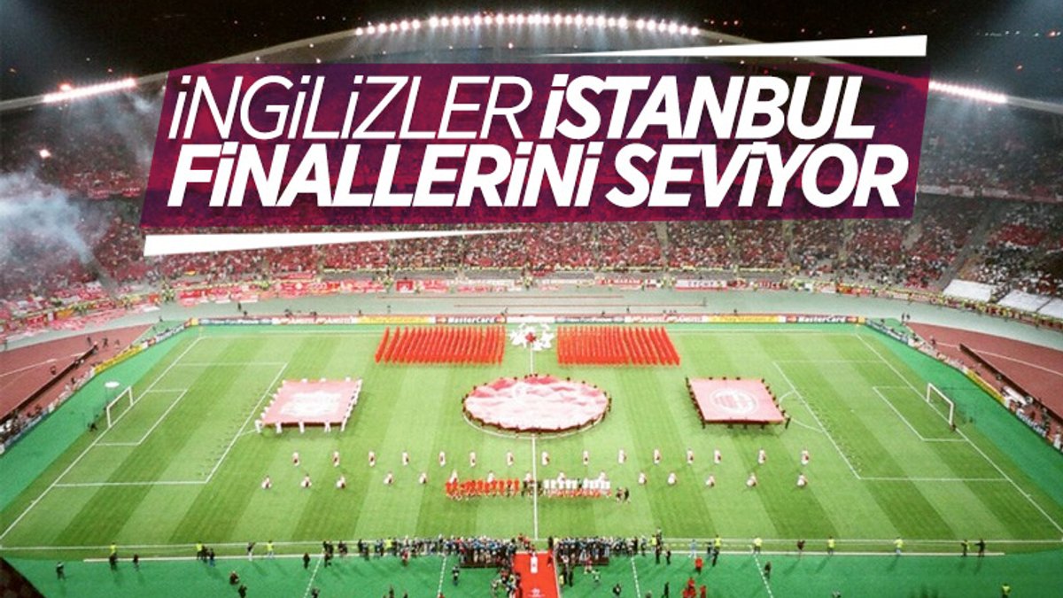 İstanbul'da oynanan finallerde İngilizler mutlu sona ulaşıyor