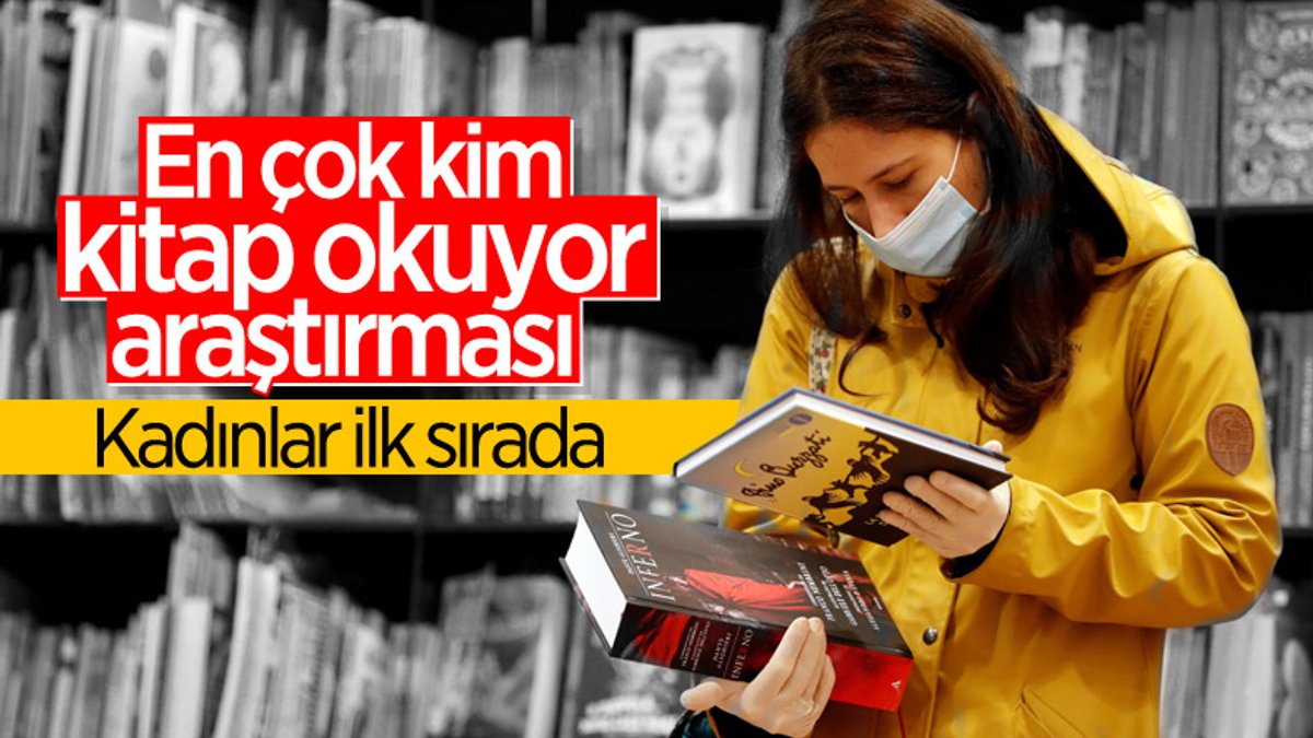 Türkiye'de en çok kadınlar kitap okuyor
