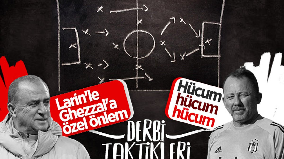 Fatih Terim ve Sergen Yalçın'ın derbi taktiği