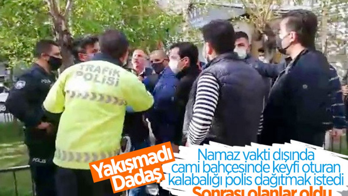 Erzurum'da polisle vatandaş arasında cami gerginliği