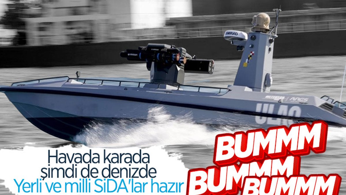 Türkiye'nin ilk silahlı insansız deniz aracı, füze atışları için hazır