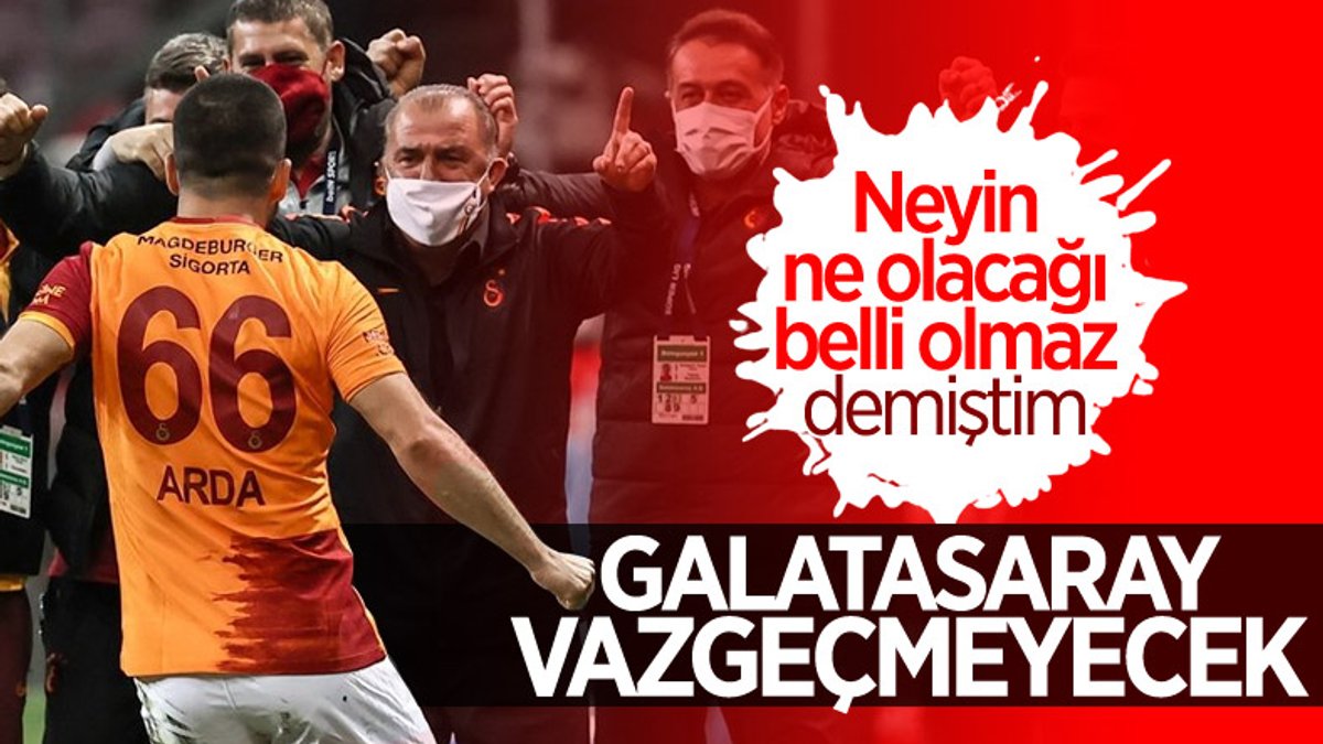 Fatih Terim: Galatasaray vazgeçmeyecek