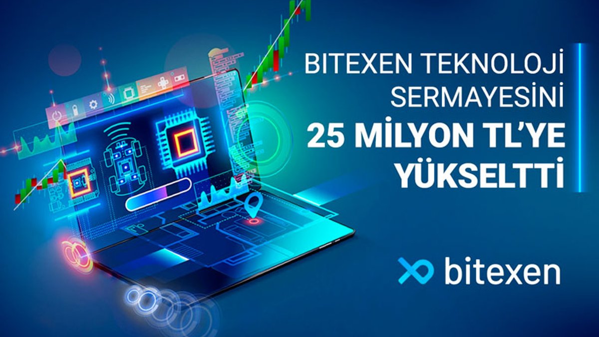 Bitexen teknoloji sermayesini 25 milyon TL'ye yükseltti