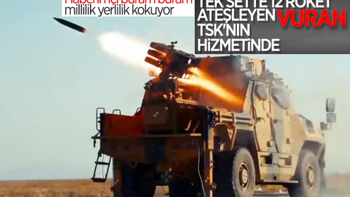 Türk Silahlı Kuvvetleri'nin emrinde: Tek sette 12 roket ateşliyor