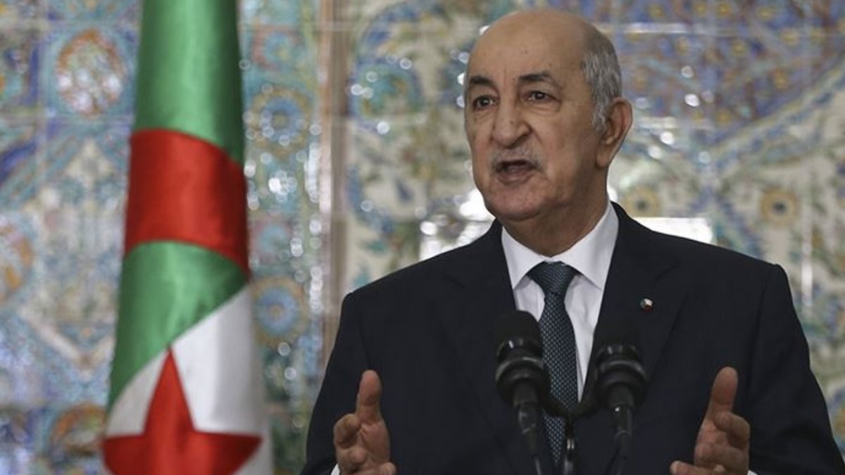 Cezayir Cumhurbaşkanı Tebbun'dan Filistin halkına destek