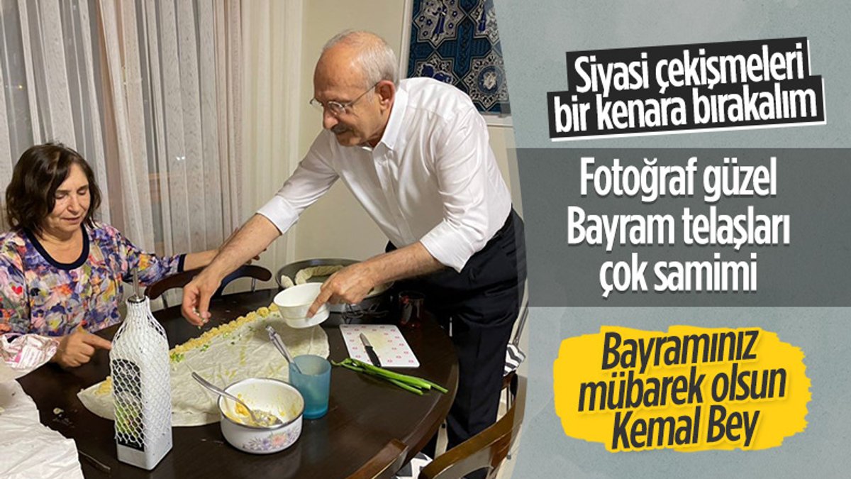 Kemal Kılıçdaroğlu'ndan, bayram hazırlığı paylaşımı
