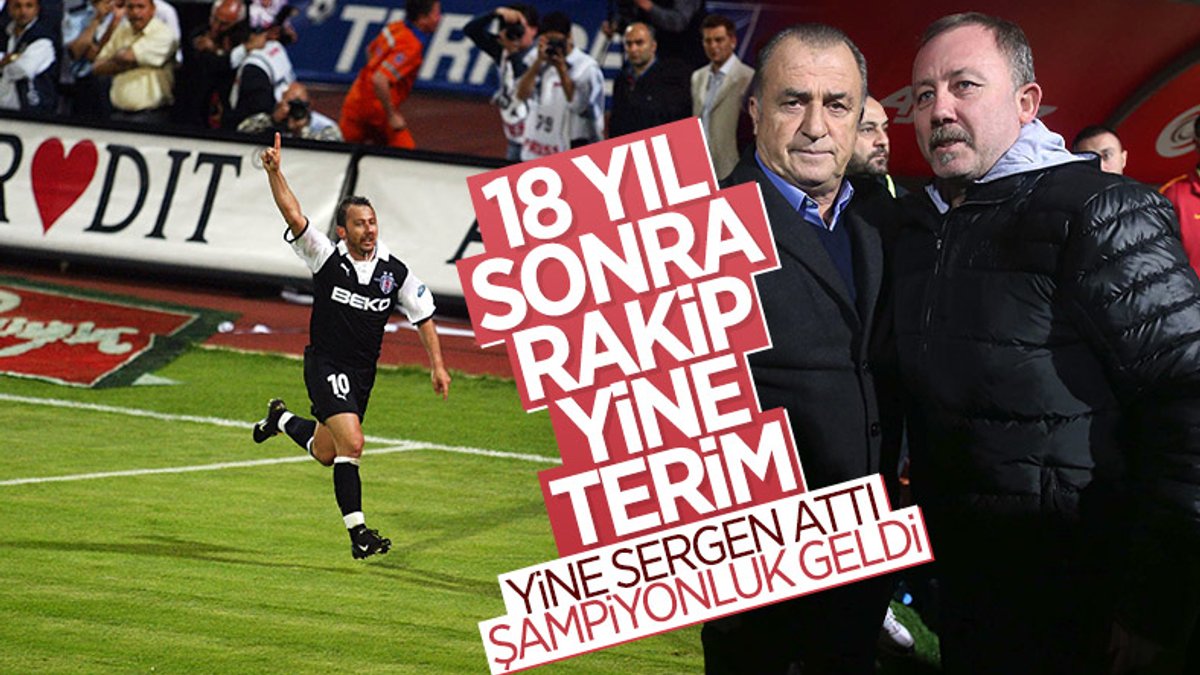 Sergen Yalçın 18 yıl sonra Fatih Terim'e karşı yine üstün geldi