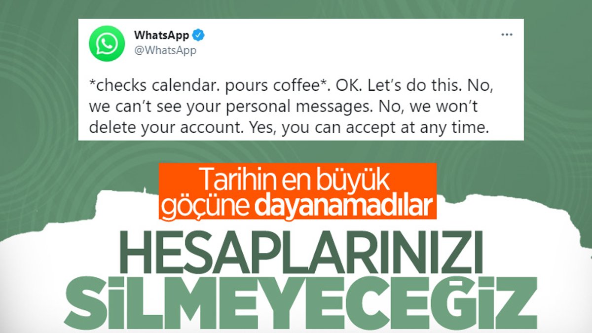 WhatsApp, gizlilik sözleşmesiyle ilgili yeni açıklama yaptı