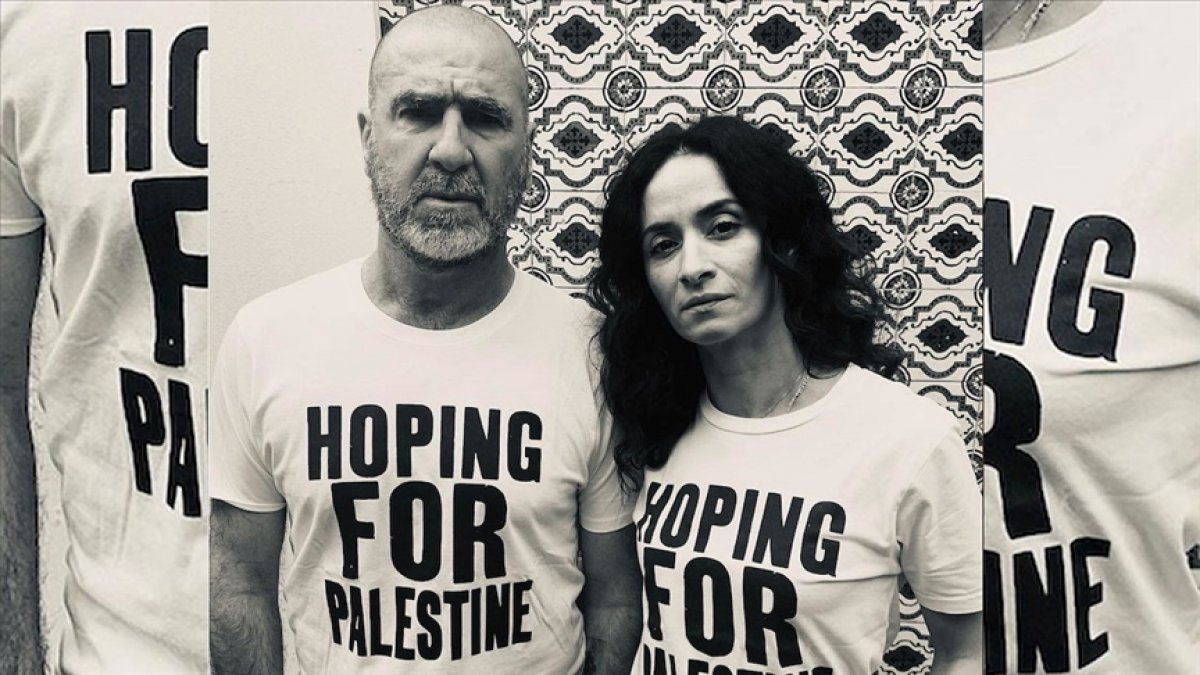 Cantona'dan Filistin için yapılan kampanyaya destek