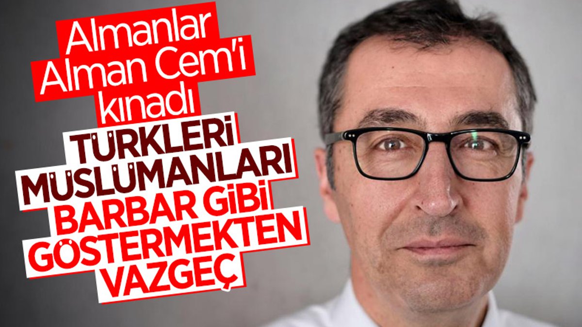Alman siyasetçi, Yeşiller milletvekili Cem Özdemir'i halkı kışkırtmakla suçladı