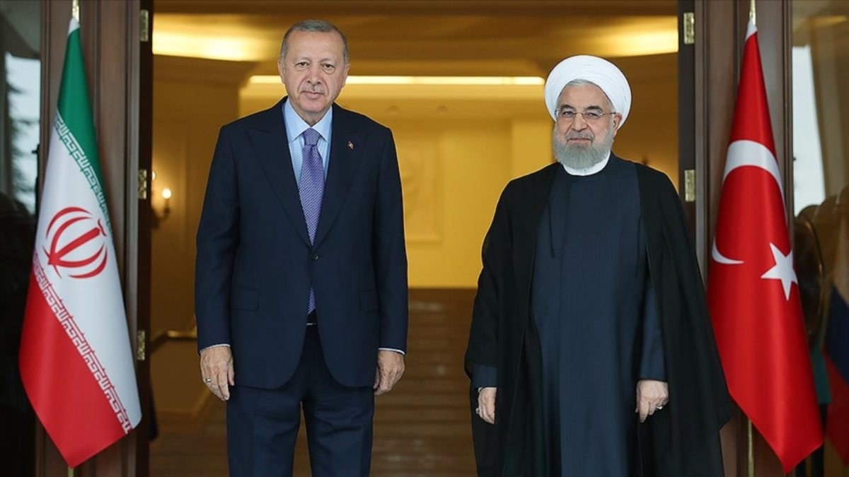Cumhurbaşkanı Erdoğan, Hasan Ruhani ile görüştü