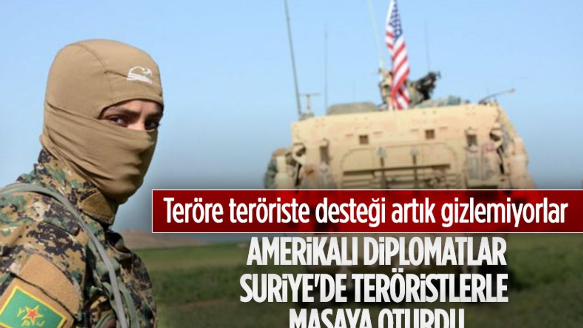 ABD'li diplomatlar Suriye'de PKK işgalindeki bölgeyi ziyaret etti
