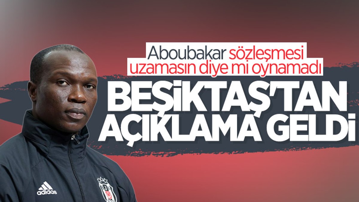 Erdal Torunoğulları: Aboubakar rapora göre sakat