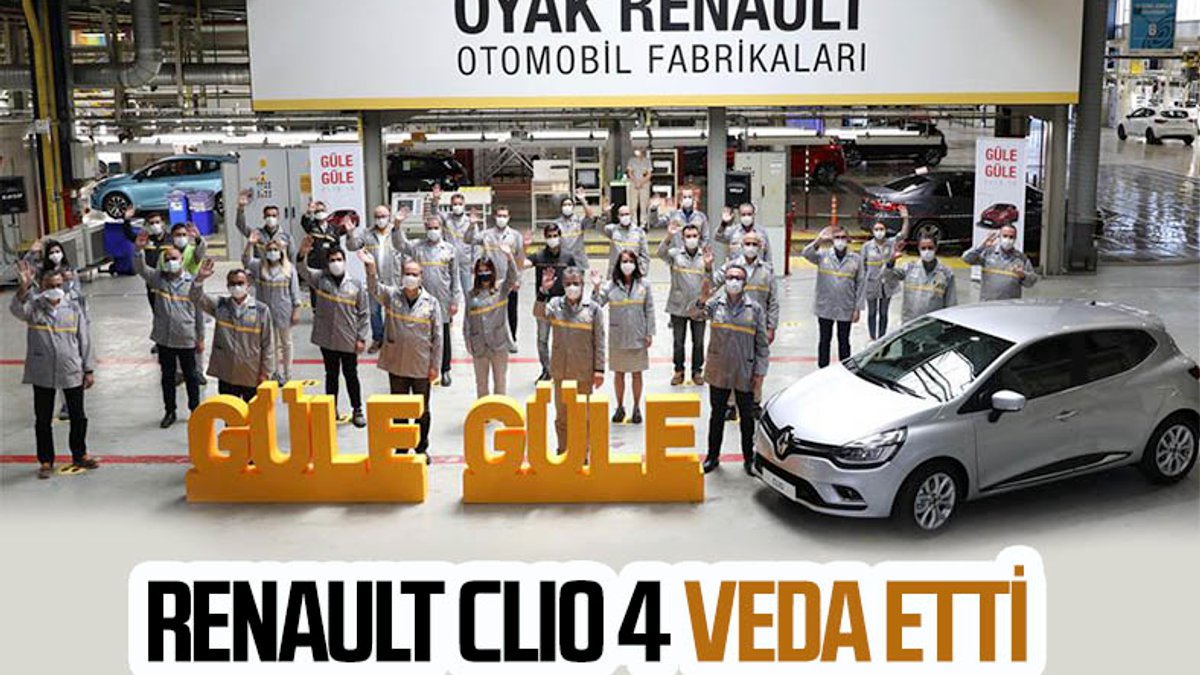 Bursa'da üretilen Renault Clio 4'e veda