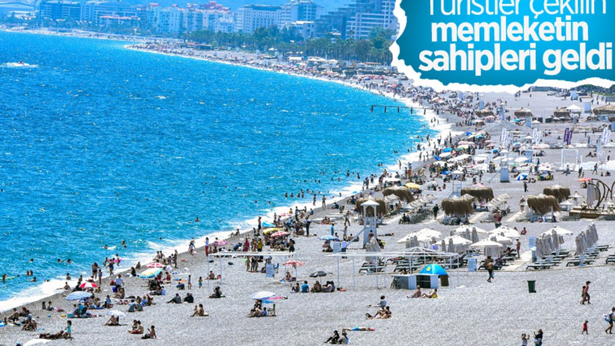 Muğla, Antalya ve Aydın'da sahiller doldu