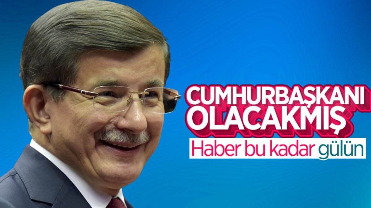 Ahmet Davutoğlu: Cumhurbaşkanı olmak isterim