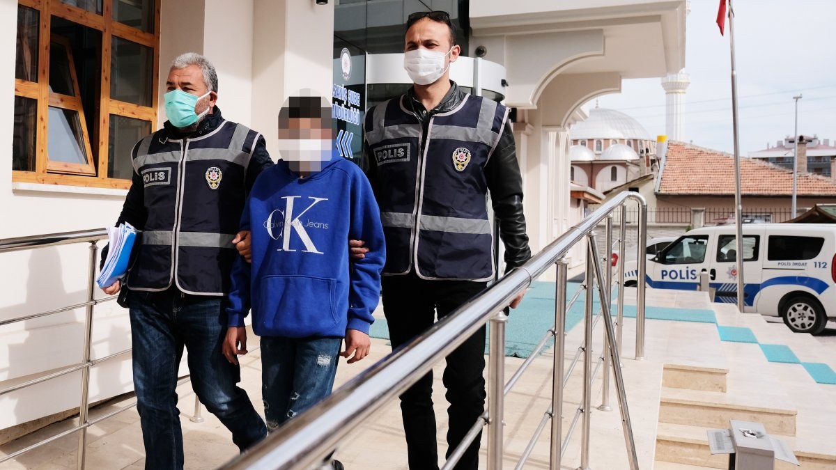 Konya'da 13 yaşındaki hırsız bu kez kurtulamadı