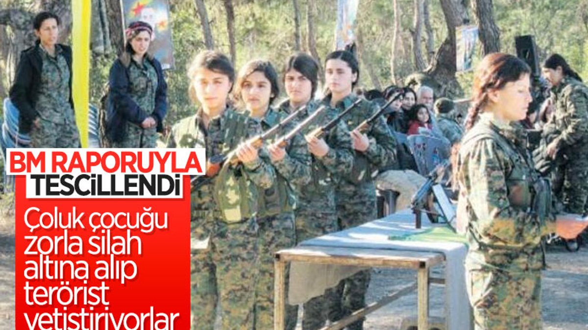 YPG/PKK'nın Suriye'de çocukları savaştırmaya devam ettiği ortaya çıktı