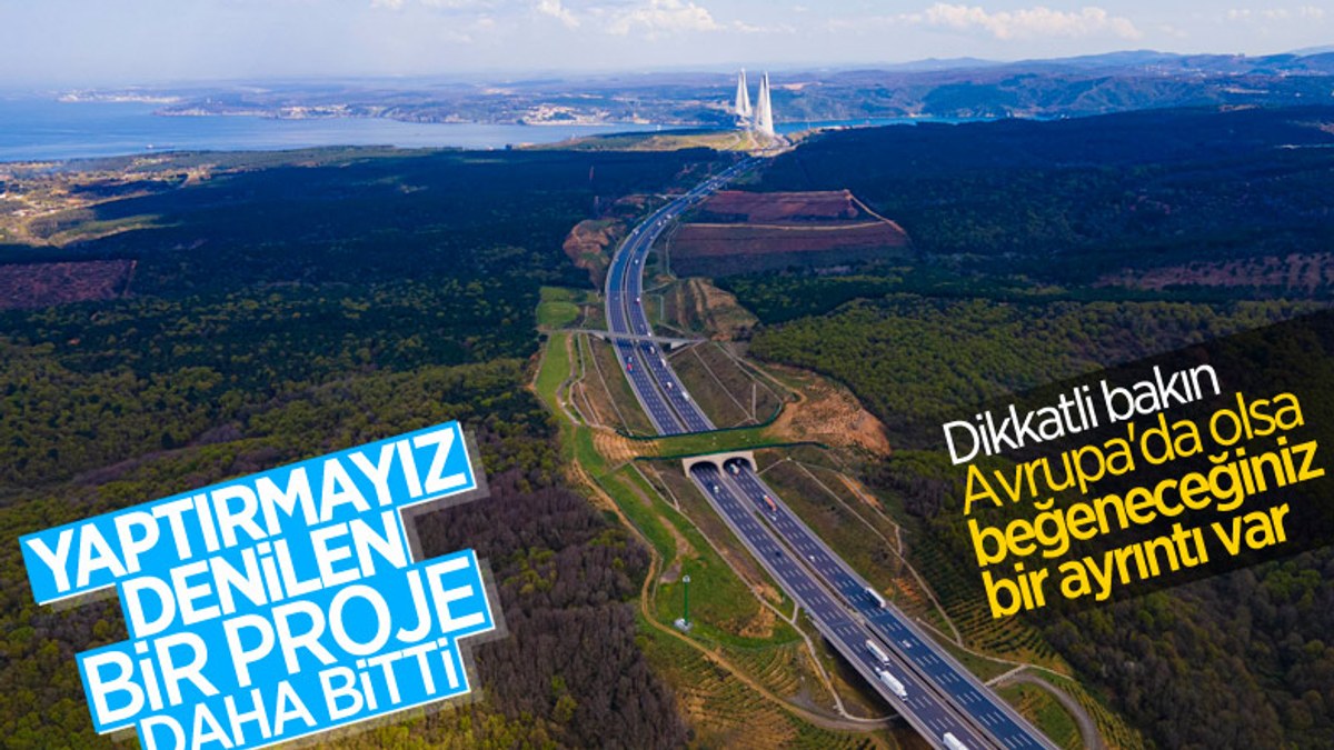 Kuzey Marmara Otoyolu tamamlandı