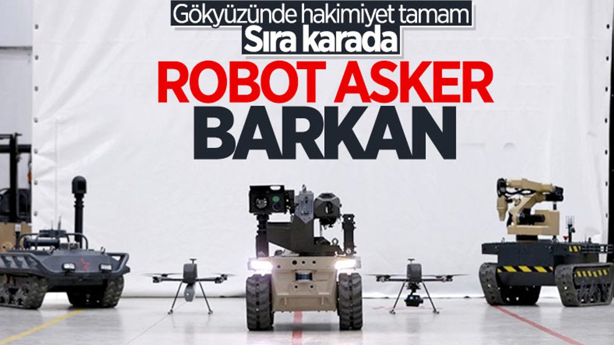 Türkiye'nin robot askeri 'Barkan' göreve hazırlanıyor