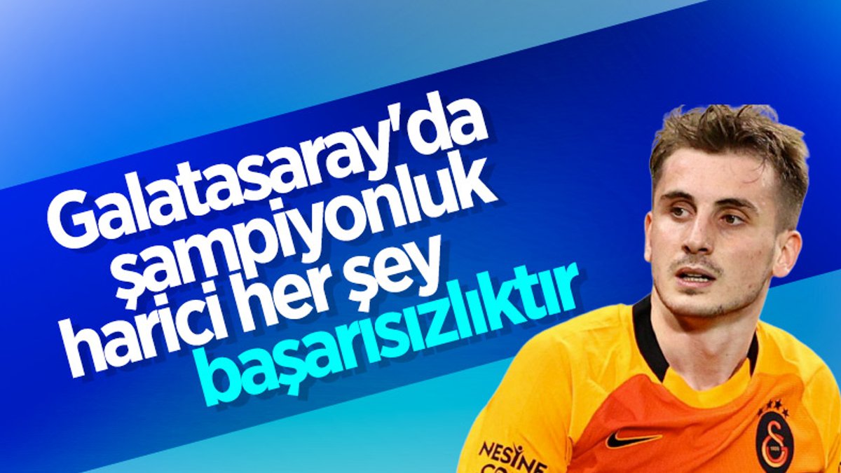 Kerem Aktürkoğlu: Galatasaray'da şampiyonluk harici her şey başarısızlıktır