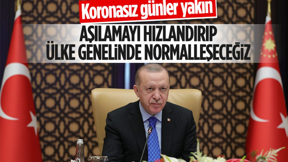 Cumhurbaşkanı Erdoğan'dan 'normalleşme' mesajı