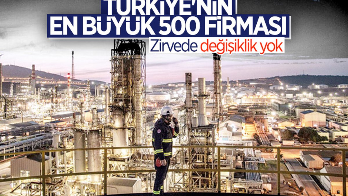 Türkiye'nin en büyük sanayi kuruluşu yine TÜPRAŞ