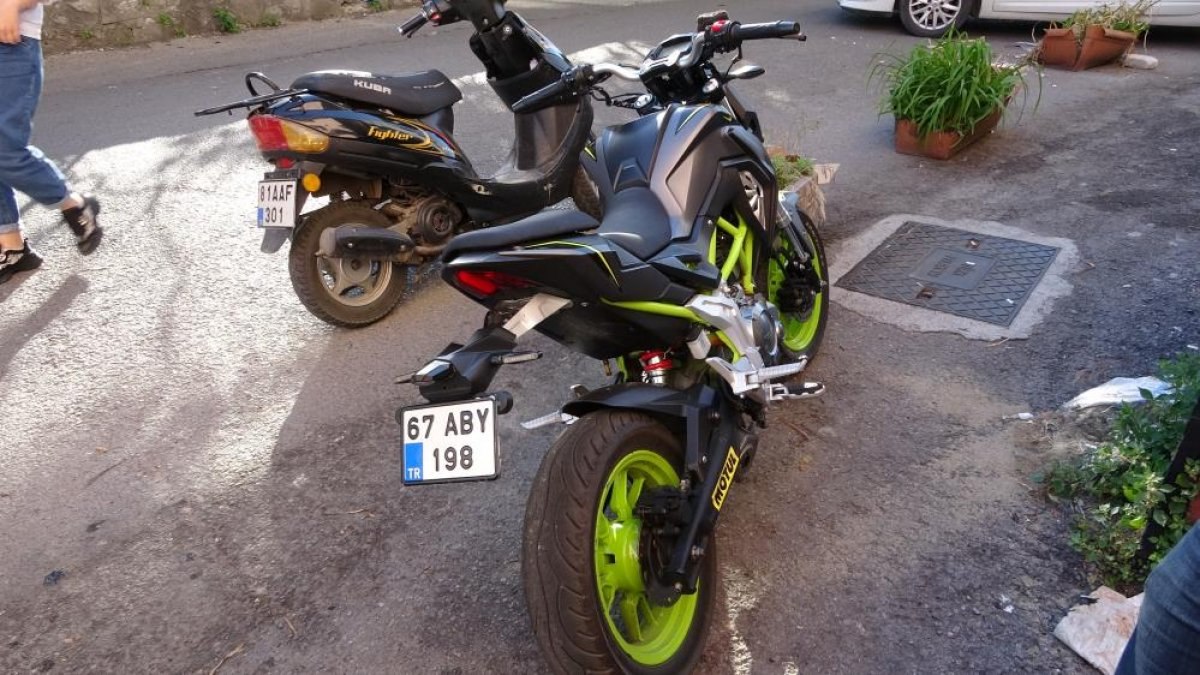Zonguldak'ta motosiklet ile cip çarpıştı