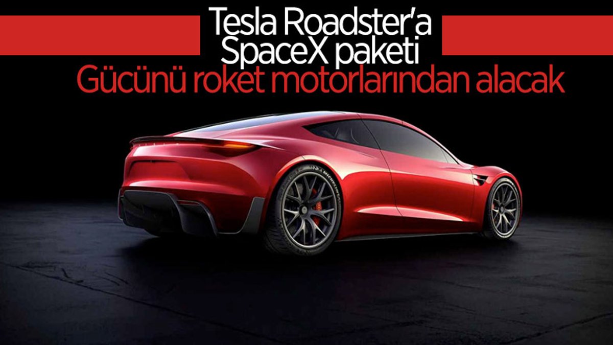 Tesla Roadster modeline SpaceX paketi geliyor