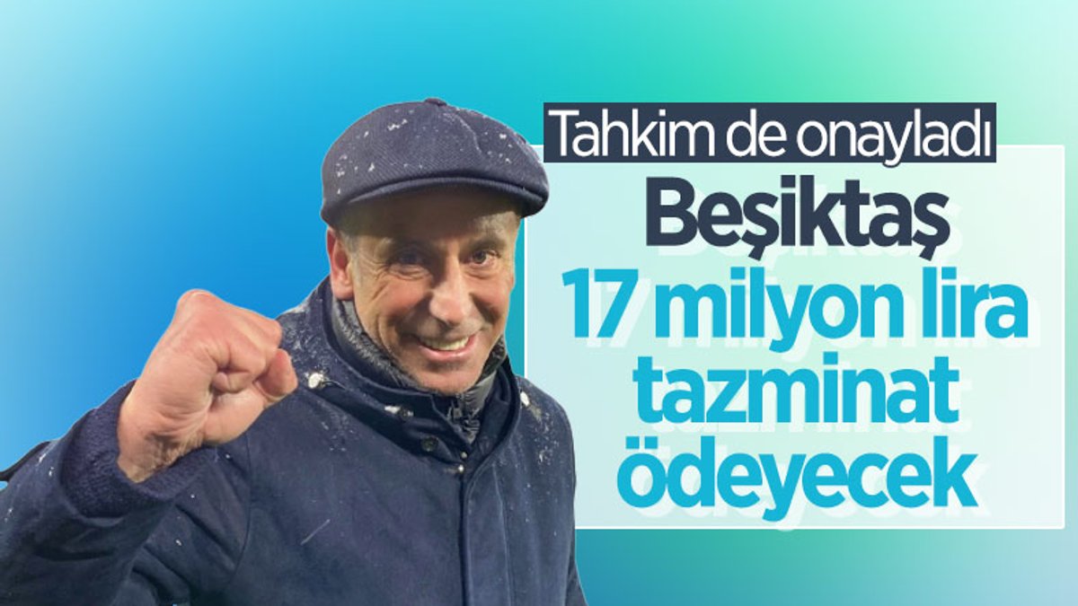 Tahkim Kurulu Beşiktaş'ın Abdullah Avcı'ya 17 milyon 130 bin lira ödemesine karar verdi