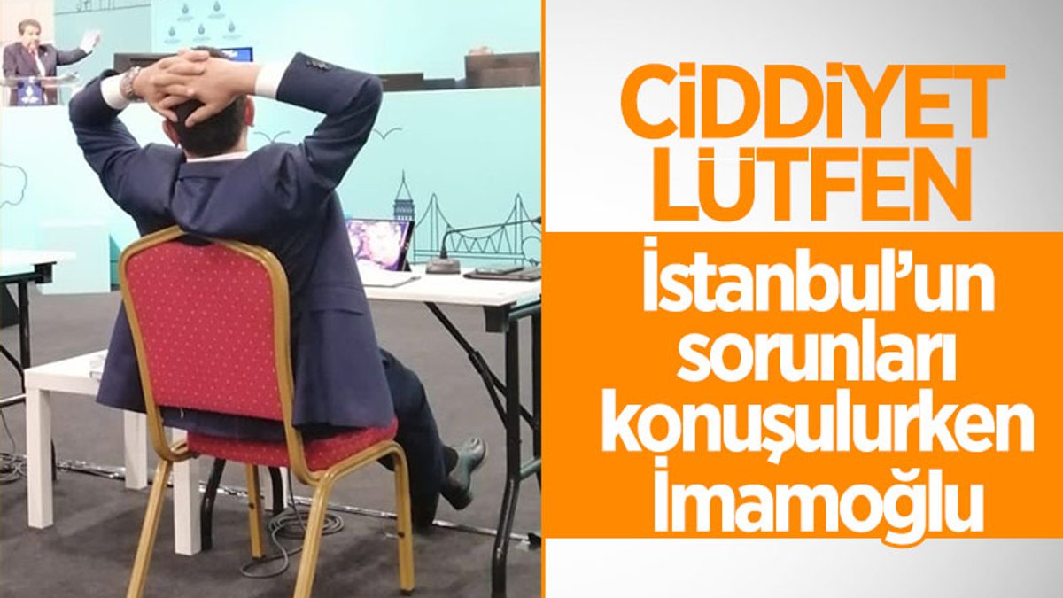 İstanbul'un sorunları konuşulurken Ekrem İmamoğlu'nun dikkat çeken 'rahatlığı'