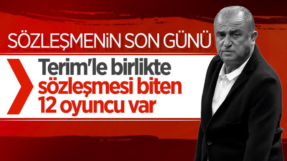 Galatasaray'da Fatih Terim'in sözleşmesi sona eriyor
