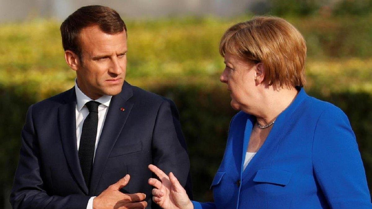 Angela Merkel ile Emmanuel Macron'dan casusluk açıklaması