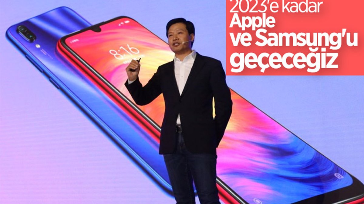 Xiaomi, 2023'e kadar Apple ve Samsung'u geçmek istiyor