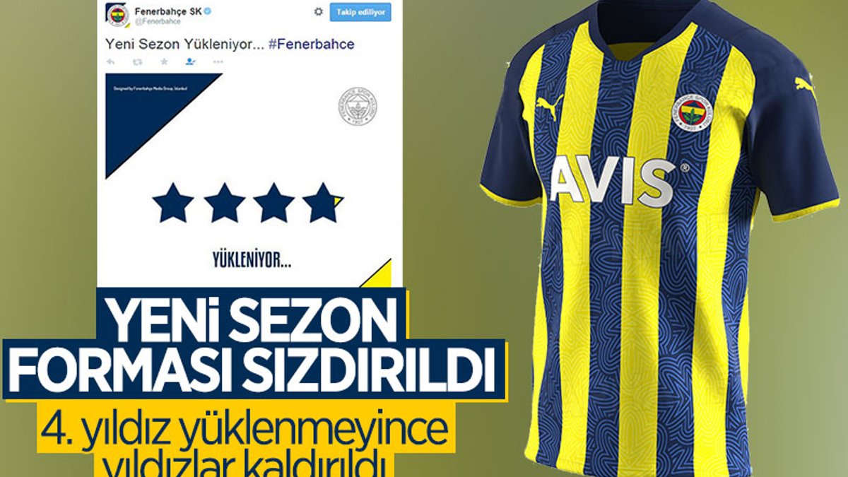 Fenerbahçe'nin yıldızsız forması sosyal medyaya sızdı