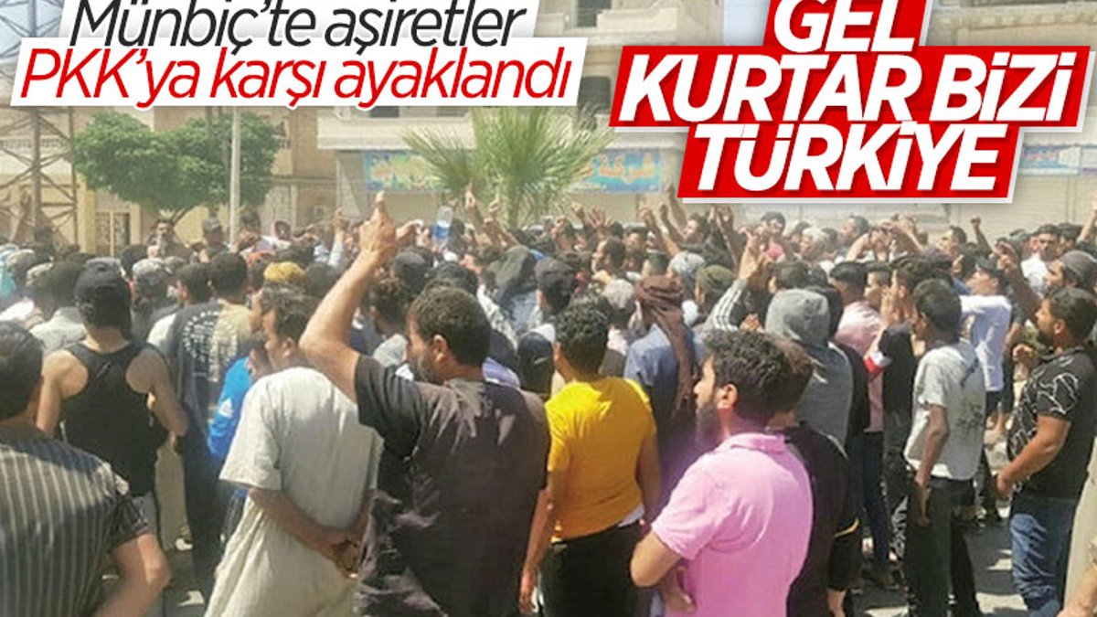 Münbiç'te aşiretler PKK'ya karşı ayaklandı